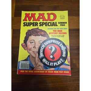 Vintage MAD Super Special Summer 1980 Magazine Alfred E Neuman